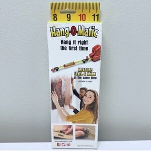 3 for $15 SALE Hang-O-Matic All-in-One Picture
Hanging Tool Kit, New!